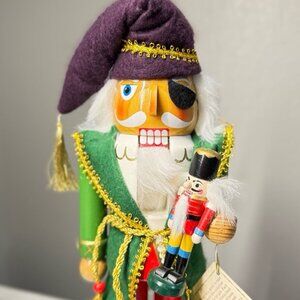 Nutcracker Pirate Wooden Decoration from 2007 target limited edition with baby
